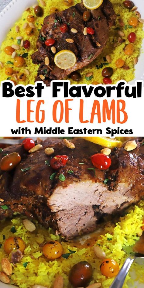 Turkish Lamb Recipes, Leg Of Lamb Recipe, Roasted Leg Of Lamb, Lamb Leg Recipes, Roast Lamb Leg, Lamb Recipe, Holiday Dinner Table, Leg Of Lamb, Lamb Dishes