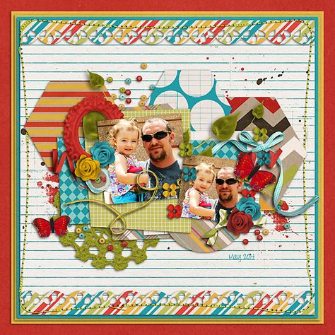 Scrapbook Boys, Scrapbooking Ideas, The Sweet, Shadow Box, Sewing Machine, Digital Scrapbooking, Storytelling, Scrapbooking, Layout