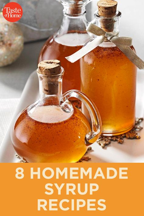 Homemade Pancake Syrup, Recipe For Pancakes, Butter Pecan Syrup, Pancake Syrup Recipe, Pancakes Homemade, Syrup Recipes, Simple Syrup Recipes, Pancake Syrup, Homemade Condiments