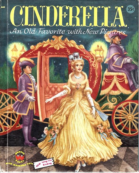 Cinderella from Wonder Books by littleoldbooks on Etsy Cinderella Original, Adventure Time Flame Princess, Cinderella Book, W Pictures, Wonder Book, Outdoors Tattoo, Fairy Tale Books, Ladybird Books, Book Wallpaper