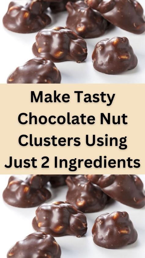 The holidays are full of get-togethers with friends and family. While it’s rude to show up to these events empty handed, sometimes there just isn’t enough time in the week to contribute a dessert. That’s when these Chocolate Nut Clusters come in.

They’re a super easy dessert to make and most everything you need is probably already in your pantry. The best part is that this recipe can easily be personalized. Chocolate Nut Clusters, Chocolate Nuts Clusters, Super Easy Dessert, Nut Clusters, Super Easy Desserts, Dessert To Make, Easy To Make Desserts, Chocolate Nuts, Nut Butters