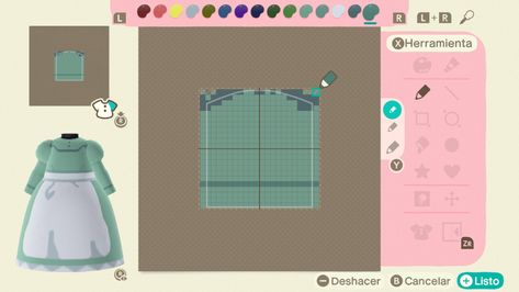 Sophie Howl's Moving Castle, Kawaii Logo, Animal Crossing Funny, Animal Crossing Guide, Acnh Design, Howl's Moving Castle, Animal Crossing Pocket Camp, Castle Designs, Pixel Pattern