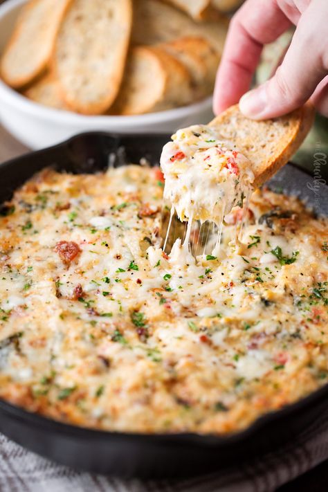 Asiago Dip, Baked Seafood, Shrimp And Veggies, Seafood Dip, Hot Crab Dip, Seafood Bake, Crab Dip, Asiago Cheese, Seafood Appetizers