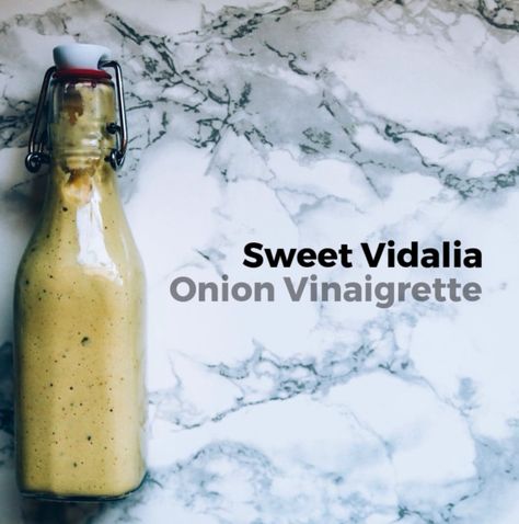 Sweet Vidalia Onion Vinaigrette Sweet Onion Vinaigrette, Sweet Vidalia Onion Chicken, Potbelly Vinaigrette Recipe, Sweet Onion Vinaigrette Dressing, Sweet Vidalia Onion Dressing, Vidalia Onion Dressing, Onion Dressing Recipe, Onion Vinaigrette, Homemade Salad Dressing Recipes