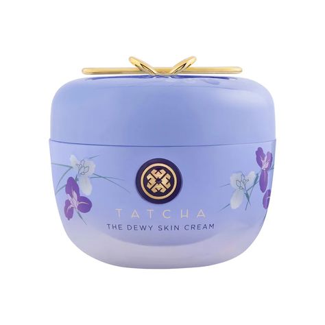 The Dewy Skin Cream Plumping & Hydrating Moisturizer - Tatcha | Sephora Purple Rice, Dry Skincare, Porcelain Skin, Cosmetics Store, Skincare Collection, Benzalkonium Chloride, Red Algae, Cream Aesthetic, Sephora Beauty