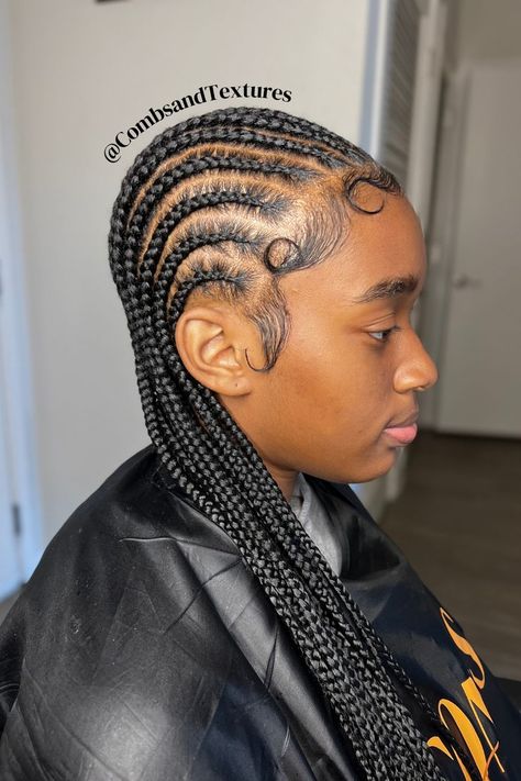 Small medium straight back cornrows with extra baby hair. Medium Cornrows, Straight Back Cornrows, Straight Back, Slick Hairstyles, Cornrow, Baby Hair, Baby Hairstyles, Braids, Hair Styles