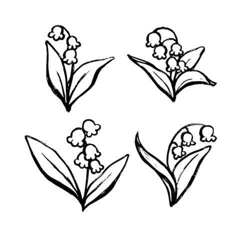 Flowers Drawing Simple, Simple Flower Outline, Florist Logo, Hand Drawn Type, Outline Illustration, Flower Outline, Drawing Simple, Simple Flower, Hand Drawn Flowers