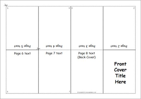 Cut-out mini booklet template (SB10671) - SparkleBox Mini Book Template Free Printable, Mini Books Template, Minibook Template, Mini Book Template, Book Jar, Diy Booklet, Homeschooling Schedule, Foldables Templates, Esl Kids