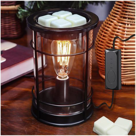 SALKING Electric Wax Melt Warmer with Timer, Wax Warmer for Scented Wax Melts, Vintage Light Bulbs Fragrance Candle Warmer for Rustic Home D cor, Office, Birthday Gifts Electric Wax Melt Burner, Candle Wax Warmer, Electric Wax Warmer, Antique Lanterns, Vintage Light Bulbs, Office Birthday, Wax Melt Warmer, Oil Warmer, Electric Candles