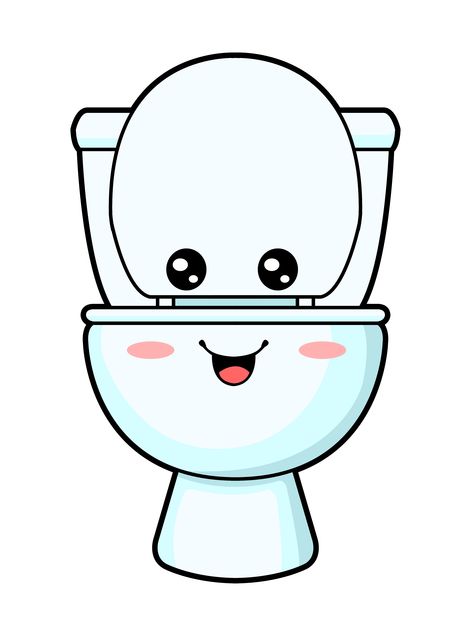 Toilet Drawing Easy, How To Draw A Toilet, Cartoon Drawing Easy, Toilet Cartoon, Toilet Drawing, Cute Toilet, Wc Decoration, Cartoon Toilet, Marvel Hoodies