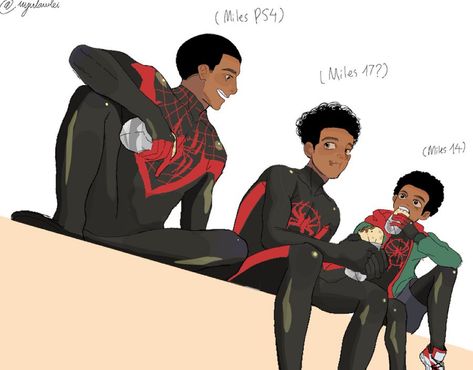 Peter Miles And Gwen, Peter Parker X Miles Morales, Miles Morales X Peter Parker, Miguel O'hara And Gwen, Peter B Parker And Miguel, Peter X Miles, Miguel O'hara And Miles Morales, Miguel O'hara And Peter Parker, Miguel O’hara X Peter B Parker