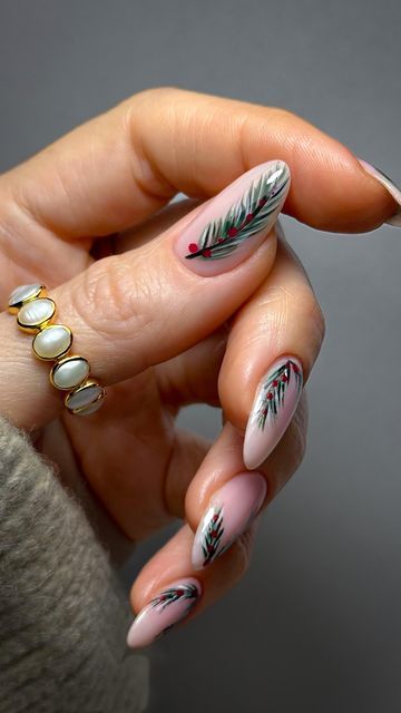 Pinecone Nails, Nail Inspo, Nails, Christmas