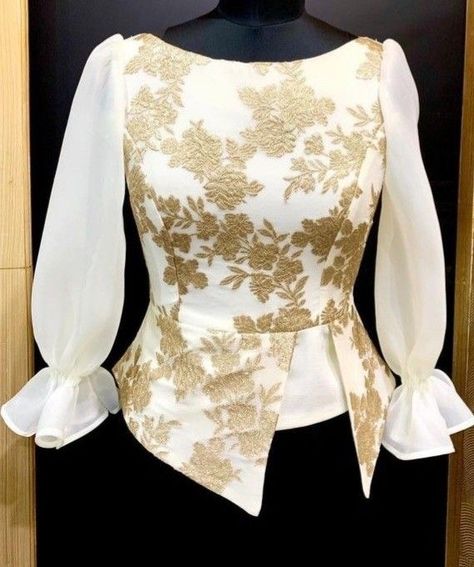 Corporate Dress, African Wear Dresses, Sunday Dress, African Lace Dresses, African Fashion Ankara, Fashion Tops Blouse, African Fashion Women Clothing, Gold Blouse, Corduroy Shorts