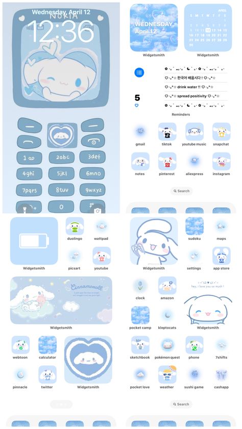 Cinnamoroll Tamagotchi Template, Cinnamonroll Sanrio Homescreen Layout, Cinnamoroll Ipad Case, Cinnamon Roll Sanrio Paper Craft, Cinnamoroll Iphone Theme, Cinnamoroll Flip Phone Template, Cinnamoroll Themed Phone, Cinnamoroll Homescreen Layout, Blue Iphone Wallpaper Layout