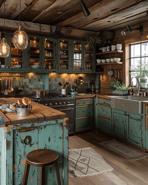 Cozy Cottage Kitchen 🏡🍳 Fairytale Cottage Kitchen, Cottage Craft Room, Fairy Tale Cottage Interior, Fairytale Cottage Interiors, Cozy Cottage Kitchen, Fairy Tale Cottage, Kitchen Diy Makeover, Cottage Crafts, Fairytale Cottage