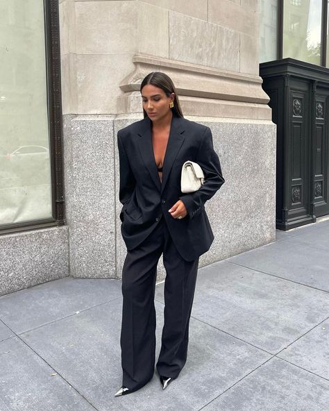 Charlotte Emily Sanders, Emily Sanders, Charlotte Emily, Oversized Suit, Grown Women, Suit Black, Out Of Style, Sanders, Black Women