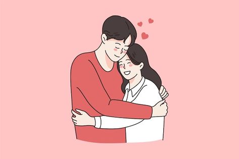 Vector love tenderness and romantic feel... | Premium Vector #Freepik #vector #cute-couple #love-cartoon #cartoon-couple #people-love Relationship Cartoons, Couple Icon, Cartoon Couple, Cartoon Cartoon, Poster Ideas, Les Sentiments, Cartoon Pics, Relationships Love, A Cartoon