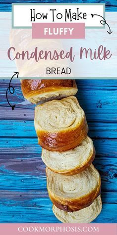 Fluffy Condensed Milk Bread, Easy Dinner Ideas For Two, Condensed Milk Bread, Dinner Ideas For Two, Milk Bread Recipe, Homemade Bread Recipes Easy, Condensed Milk Recipes, Milk Bread, Best Bread Recipe