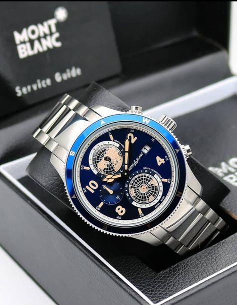 #MONT BLANC MONTBLANC WATCH TIMEWALKER STEEL & CERAMIC COLLECTION 112604 Montblanc Watch, Mont Blanc Watches, Montblanc Boheme, Mens Watches Expensive, Mens Watches Affordable, Rolex Watches For Men, Mens Fashion Watches, Rolex Men, Watches Unique