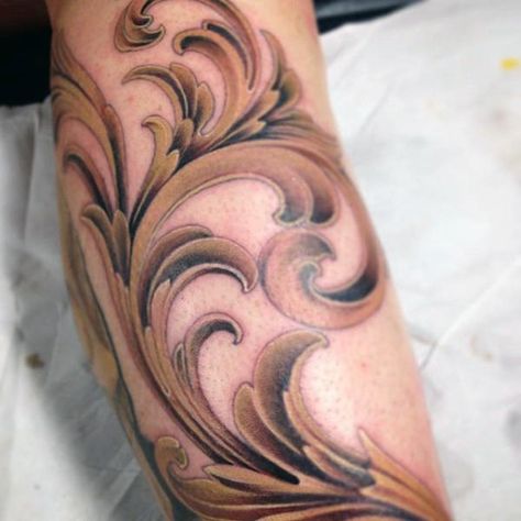 Orante Gold Filigree Mens Forearm Tattoo Designs Mens Forearm Tattoo, Filigree Tattoos, Ornate Tattoo, Forearm Tattoo Designs, Tattoo Samples, Shadow Tattoo, Filigree Tattoo, Tattoos To Cover Scars, Tattoo Shading