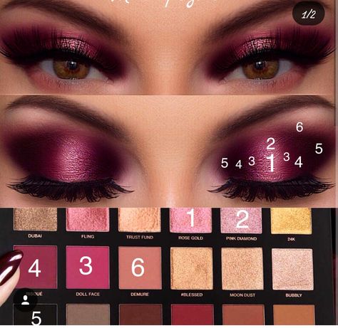 Yet another stunning look using the Huda Beauty Rose Gold Palette Remastered Ballroom Makeup, Huda Beauty Rose Gold Palette, Eye Makeup Glitter, Matte Make Up, Eyeshadow Techniques, Rose Gold Palette, Huda Beauty Eyeshadow, Rose Gold Eye Makeup, Huda Beauty Rose Gold