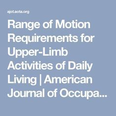 Occupational Therapy Assessment, Occupational Therapy Schools, Motion Activities, Infant Lesson Plans, Occupational Therapy Activities, Activities Of Daily Living, Physical Education Games, Acute Care, Nursing Programs