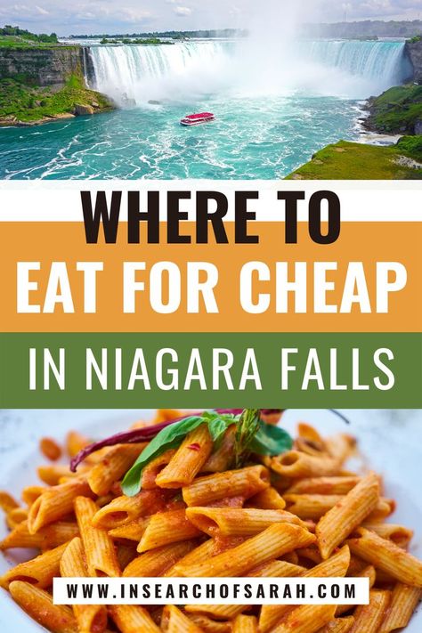 Visiting #NiagaraFalls on a budget? You don't need to sacrifice taste or experience with these budget-friendly restaurants to dine at! Check out where to eat for cheap in Niagara! Niagara Falls Canada | Niagara Falls Ontario | niagara dining | things to do in niagara falls | niagara falls restaurants canada | restaurants in niagara falls | niagara falls on a budget | amazing restaurants overlooking niagara falls | best restaurants niagara falls canada | cheap things to do niagara falls Niagara Falls Restaurants, Niagara Falls Vacation, Canada Restaurants, Niagara Falls Trip, Eat Cheap, Visiting Niagara Falls, Niagara Falls New York, Niagara Falls Ontario, Niagara Falls Ny