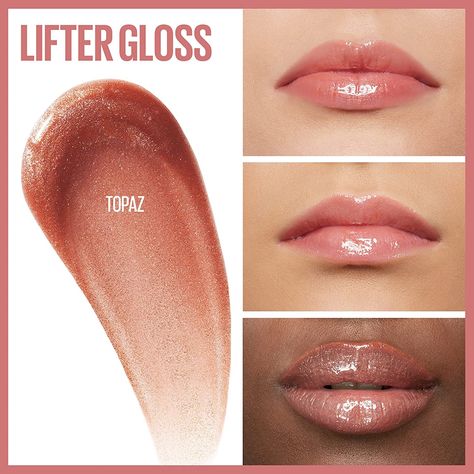 Maybelline Lifter Gloss, Maybelline Lifter, Lifter Gloss, Maybelline Lip, Hydrating Lip Gloss, Plumping Lip Gloss, Hyaluronic Acid, Maybelline, Lip Gloss