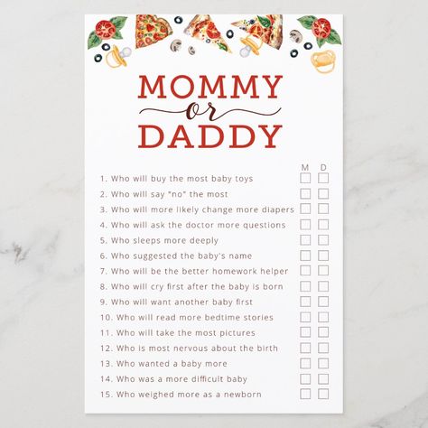 Pizza Baby Shower Theme, Pizza Themed Baby Shower Ideas, Pizza Baby Shower Ideas, Ash Baby, Baby Pizza, Homework Helpers, Wanting A Baby, Parents To Be, Christmas Baby Shower