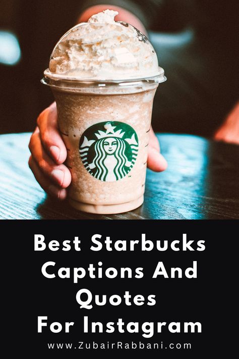 Best Starbucks Captions And Quotes For Instagram Starbucks Lovers Quotes, Starbucks Quotes, Starbucks Funny, Sister Captions, Coffee Pics, Starbucks Lovers, Quotes For Instagram, Lovers Quotes, Coffee Pictures