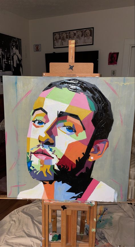 Mac Miller Painting, Mac Miller Art, Paint Inspo, Mac Miller, Diy Canvas Art, Diy Canvas, Art Stuff, Art Drawings Sketches, Paint By Number