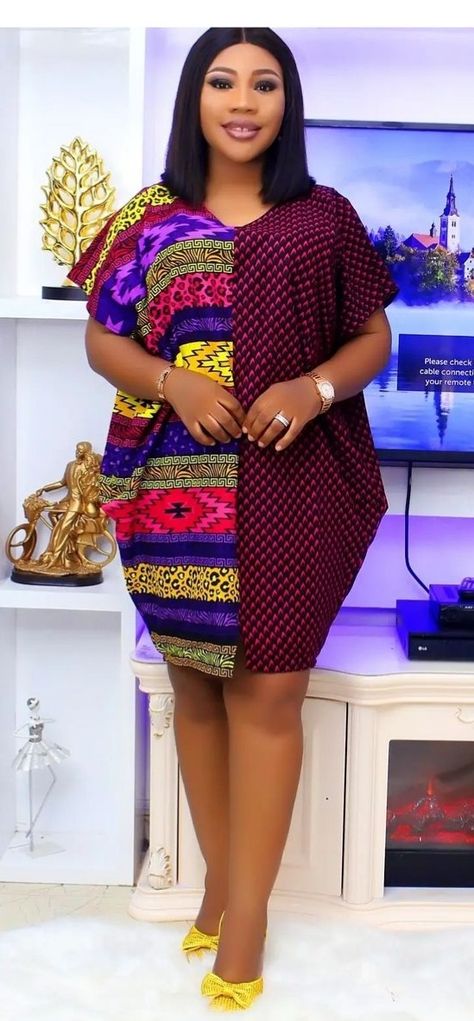 Short Gown Style, Boubou Styles For Women, Ankara Short, Ankara Short Gown Styles, Latina Outfit, Traditional African Clothing, Dresses For Kids, African Print Dress Ankara, African Dresses For Kids