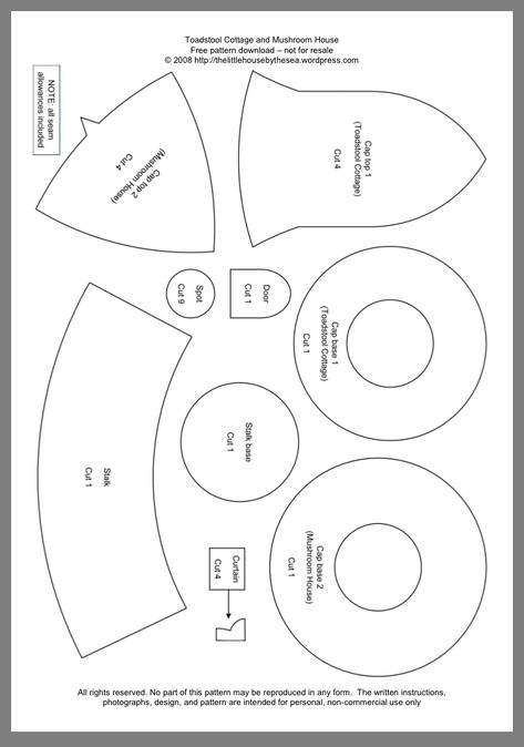 Embroidery Patterns Free Templates, Mushroom Embroidery, Felt Mushroom, Mushroom Crafts, Textile Sculpture, Felt Pattern, Embroidery Patterns Free, Naha, Sewing Toys