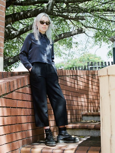 Grain Magazine Phoebe Bridgers Inspired Outfit, Pheobe Bridgers Style, Phoebe Bridgers Style, Phoebe Bridgers Outfit, Pheobe Bridger, Modern Rock, Fit Board, Woo Woo, Phoebe Bridgers