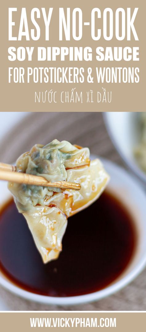 Dumpling Soy Sauce Recipe, Shumai Dipping Sauce, Pork Bun Dipping Sauce, Dipping Sauce For Pork Dumplings, Easy Potsticker Sauce, Won Ton Sauce Recipe, Simple Dumpling Sauce, Asian Dipping Sauce For Potstickers, Easy Asian Dipping Sauce