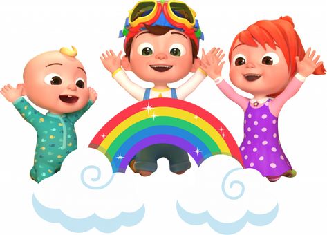 Cocomelon Png, Baby Birthday Party Theme, Animal Birthday Cakes, Baby Birthday Invitations, Baby Boy 1st Birthday Party, Birthday Cake Topper Printable, Rainbow Png, Baby Boy 1st Birthday, Baby Birthday Party