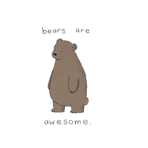 Liz Climo, Bear Drawing, Bunny And Bear, Bear Illustration, Love Bear, 자수 디자인, Bare Bears, Bear Art, Bear Cartoon