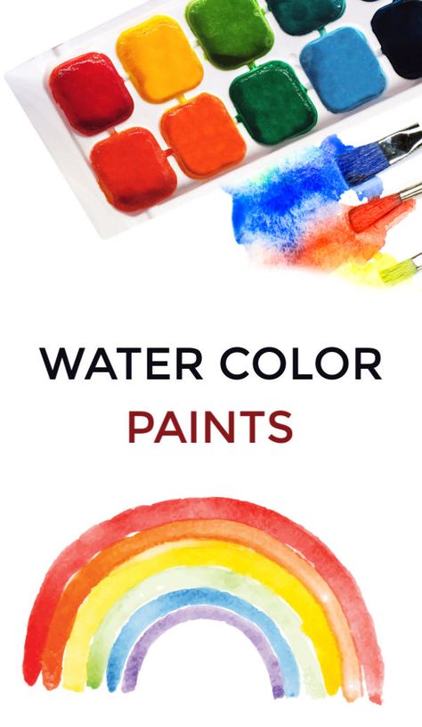 Homemade Watercolor Paint, Homemade Watercolors, Make Paint, Art Videos For Kids, Homemade Paint, Kids Homemade, Watercolor Cake, Homemade Art, Easy Meals For Kids