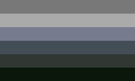 » A gender that feels creepy, alone, and destroyed, but also strangely calm. may or may not be related to the apocalypse. Agender Flag, Icona Ios, Lgbtq Flags, Lgbt Flag, Getting To Know Someone, Teal And Grey, Lion Brand, Pride Flags, Mini Art