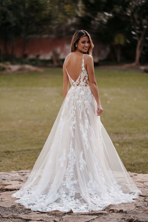 Allure Wedding Dresses, Wedding Dress Backs, Aline Wedding Dress, Pretty Wedding Dresses, Allure Bridals, Dream Wedding Ideas Dresses, A Line Wedding Dress, Wedding Dress Sizes, Allure Bridal