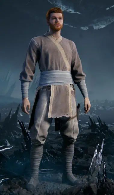 Cal Kestis Jedi Survivor Outfits, Jedi Survivor Outfits, Jedi Robe, Jedi Outfit, Star W, Outer Jacket, Alien Character, Cameron Monaghan, Jedi Knight