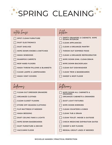 Spring Cleaning Checklist.pdf Cleaning Step By Step, Cleaning Checklist Template, Spring Cleaning Checklist, Todo List, Checklist Template, Cleaning Checklist, Cleaning Schedule, Spring Cleaning, Step By Step