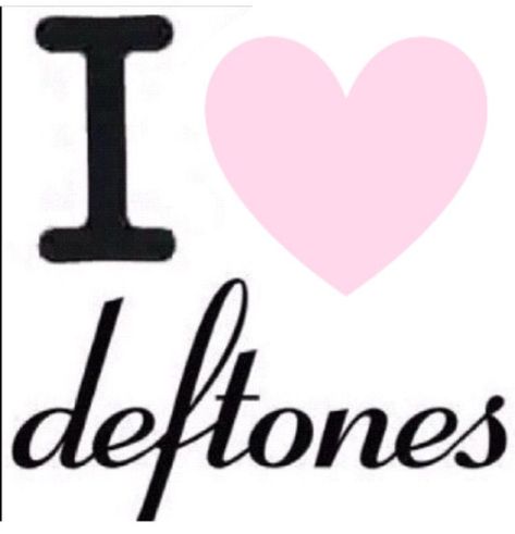 I Love Deftones, Deftones Poster, I Love, Band, Music, Pink, Black