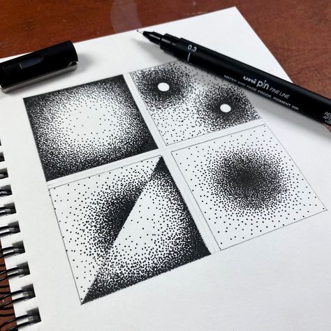 Learn how to do Basic Pointillism with this new Drawing Prompt sheet that downloads to your email after purchase. Drawing With Points, Dot Drawing Ideas, Dot Art Drawing Ideas, Dot Art Drawing, Drawing With Dots, Abstract Pointillism, Art With Dots, Point Composition, Dot Composition