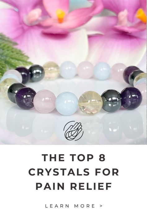 Crystals have been cherished for centuries for their unique properties and potential healing abilities. In this blog post, we'll explore the fascinating realm of crystal healing, focusing specifically on the crystals that are commonly used for pain relief. Essential Jewelry, Healing Abilities, Aromatherapy Jewelry, Diffuser Necklace, Diffuser Bracelets, Jewelry Essentials, Healing Jewelry, Crystal Bracelet, Gemstone Bracelets