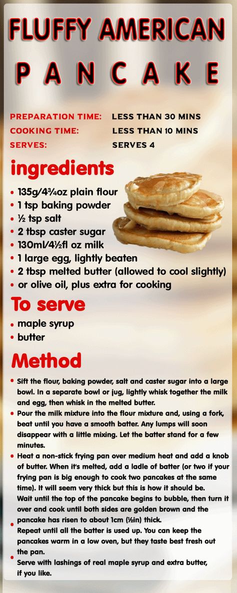 American Fluffy Pancakes, Big Fluffy Pancakes Recipe, Fluffy American Pancakes Recipes, How To Make Blueberry Pancakes, Easy Recipes Pancakes, How To Make American Pancakes, American Pancakes Recipe Easy, Different Kinds Of Pancakes, Original Pancake House Pancakes Recipe