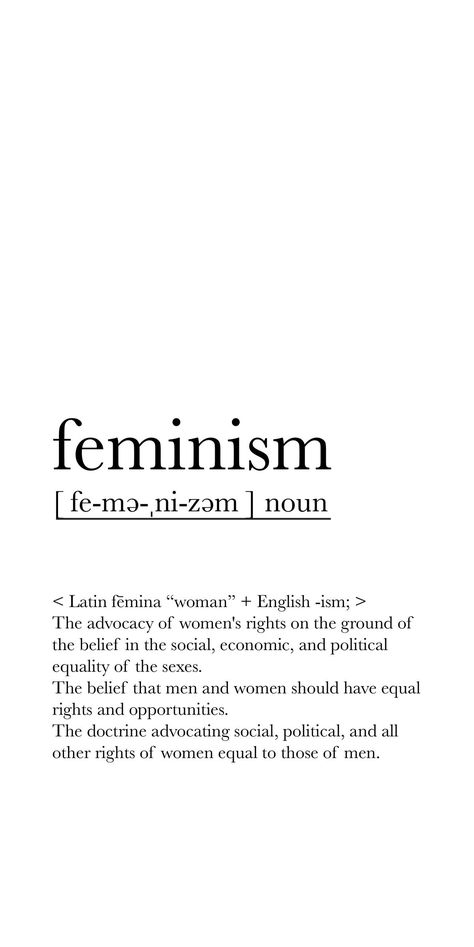 Feminism Definition, Feminism Art, Feminism Quotes, Feminist Af, Iphone Xs Case, Dictionary Definitions, Intersectional Feminism, Feminist Quotes, Xs Case