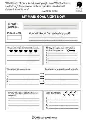 3 Stylish Goal Setting Worksheets To Print (PDF, FREE) Personal Goals List, Life Planner Printables, Smart Goals Worksheet, Project Management Certification, Types Of Goals, Goal Setting Template, Goals Worksheet, Work Goals, Goals And Dreams