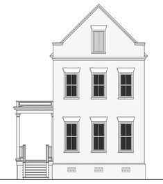 Charleston Style House Plans, Charleston Style Home, Charleston House Plans, Coastal Home Plans, Charleston House, Coastal Homes Plans, Beach House Plan, Greek Revival Home, Narrow Lot House