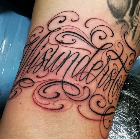 "Misunderstood"...Sick Ass Script. Misunderstood Tattoo, Small Dope Tattoos, Tattoo Lettering Design, Tattoo Lettering Styles, Finger Tattoo For Women, Girl Arm Tattoos, Graffiti Piece, Tattoo Lettering Fonts, Lettering Alphabet Fonts